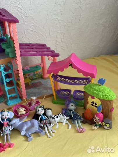 Энчантималс enchantimals домик куклы 4 набора