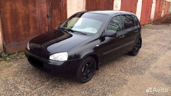 Крыло левое Калина цвет черный 665 Космос