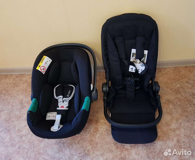 Коляска 3 в 1 Cybex Balios S Lux BLK Deep Black