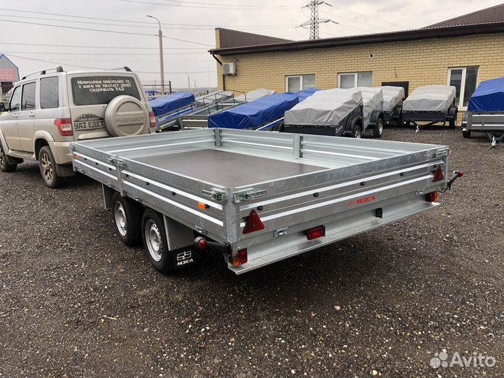 2-осный прицеп Мзса 3,64 х 2,1 коммерческий