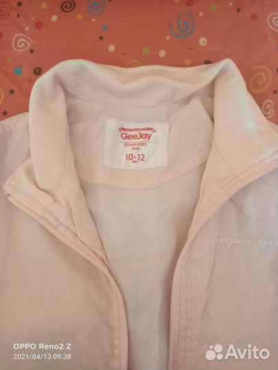 Ветровка для девочки