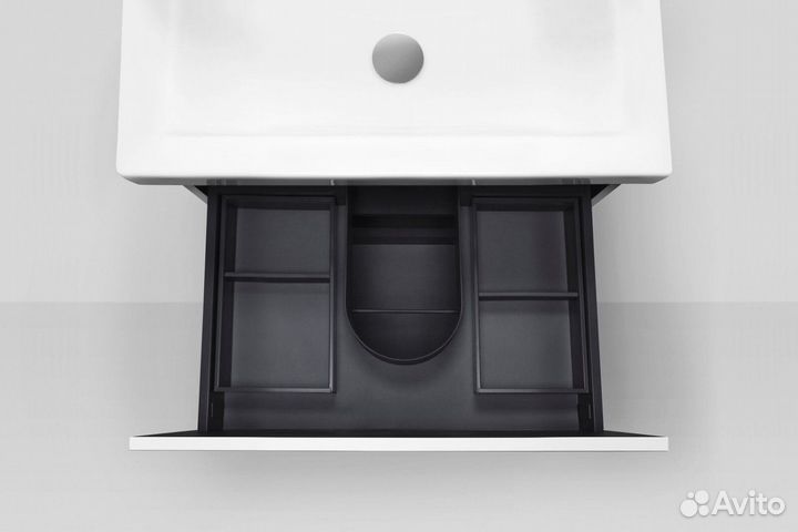 Тумба Am.Pm GEM 60см подвесная (с раковиной) белый