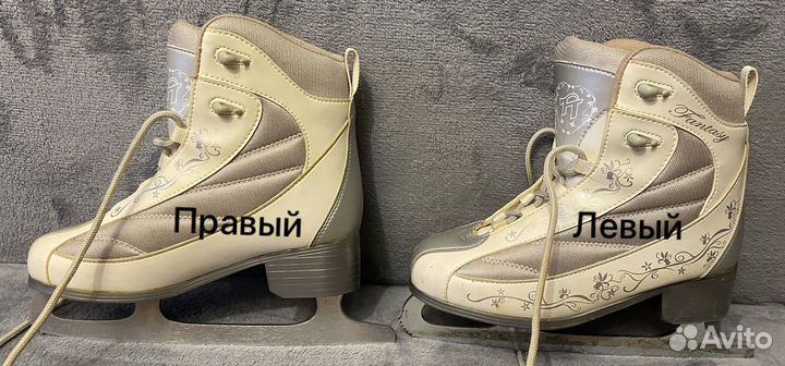 Коньки женские 39 размер /бу