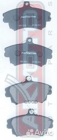 Колодки тормозные дисковые передние AKD-3126 AK