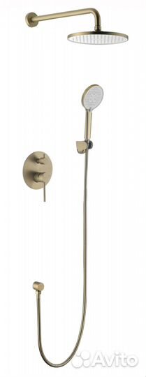 Душевая система скрытого монтажа Voda Vessel gold