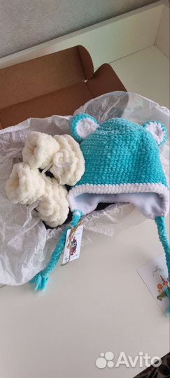 Шапочка для новорожденного