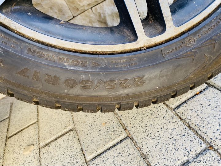 Диски с резиной R17 на mercedes