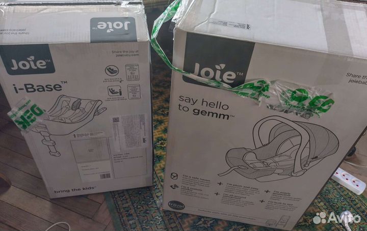 Автолюлька Joie Gemm с базой