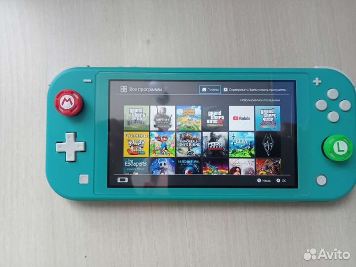 Nintendo switch lite +40 игр