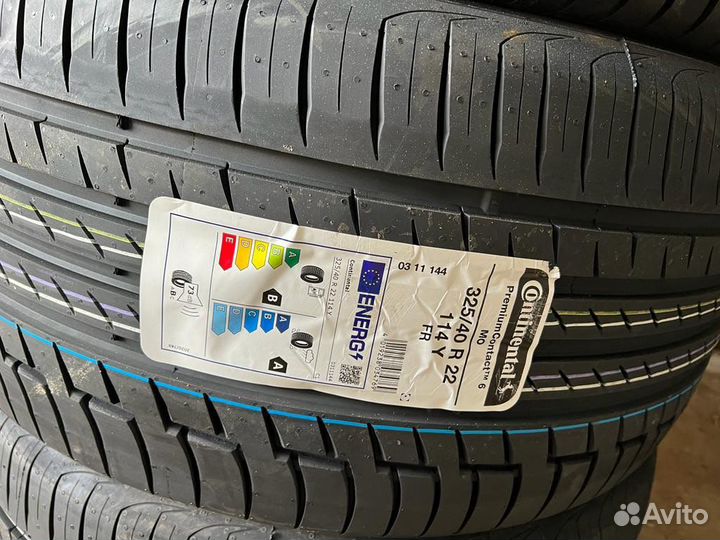 Continental ContiPremiumContact 6 325/40 R22 и 285/45 R22 114Y