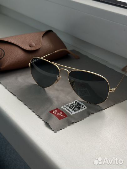 Очки ray ban aviator зеркальные