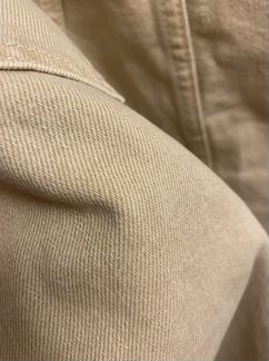 Бежевая джинсовая юбка