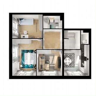 3-к квартира, 72.2 м², 18/33 эт.