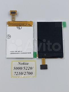 Дисплей Nokia 2700c/3610f/5130/5000/5220/7210sn/71