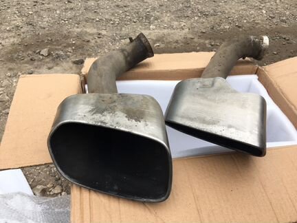 Левая насадка на глушитель Porsche Cayenne 958