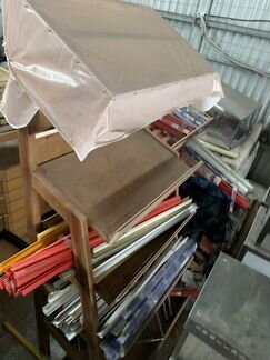 Стеллаж хлебный 4 полки под наклон