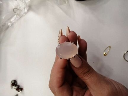 Серебро:кольца аквамарин, серьги топаз, агат