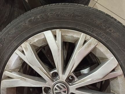 Колеса Volkswagen в сборе 5x112 R17 Лето