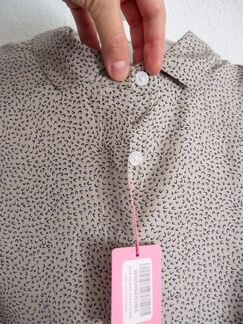 Новая шелковая рубашка Charles Tyrwhitt XS