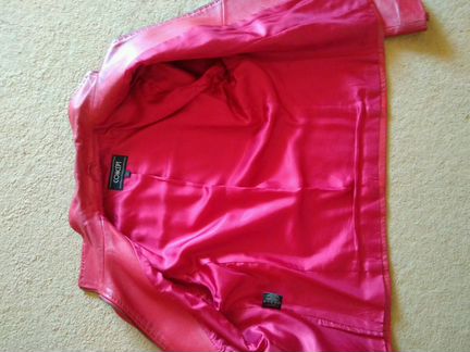 Куртка кожаная Италия 46р(40)