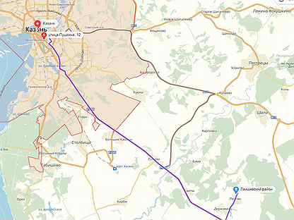 Карта столбище лаишевский район