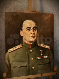 Портрет Берия Л. П на холсте 40х50см