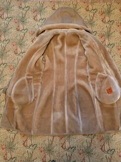 Дубленка бежевая