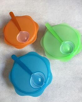 Дорожная тарелка с ложкой Tescoma Bambini