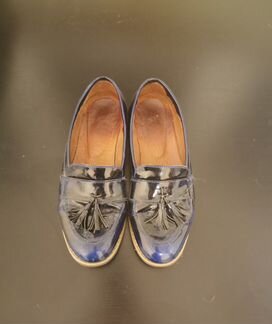 Кожаные лаковые туфли, 34р