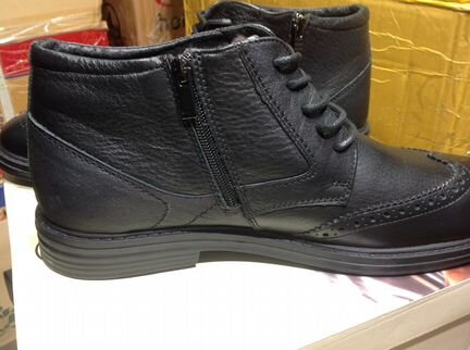 Ботинки,полуботинки зимние натур/кожа,овчина 45р