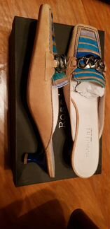 Туфли новые Rossini замшевые бежевые р.38