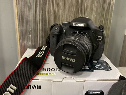 Зеркальный фотоаппарат canon 600 D