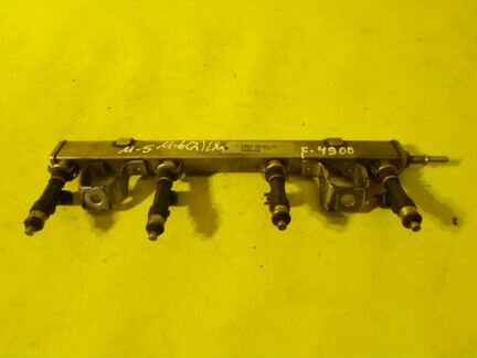 Топливная рампа Мазда 6 GH с форсунками в сборе