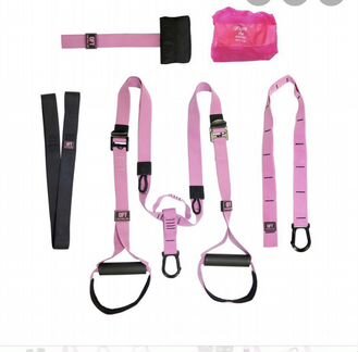 Фитнес петли розовые Original FitTools TRX