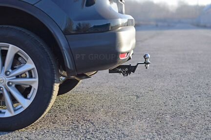 Фаркоп nissan Qashqai с 2014 - съемный квадрат