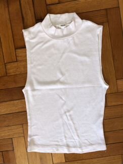 Безрукавка в рубчик хлопковая