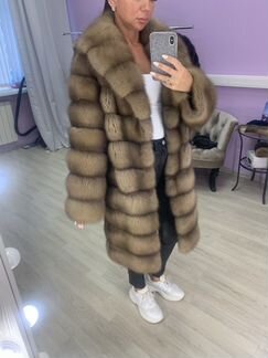Шуба из лесной куницы