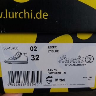 Ботинки для девочки Lurchi by Salamander, р.32