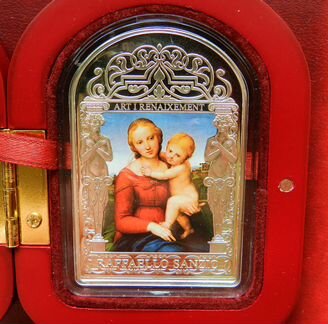 Андорра Мадонна Рафаэль 2011г Ag999 N