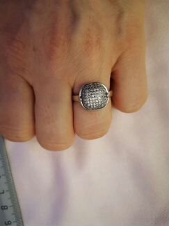 Кольцо серебро