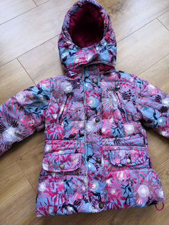 Пуховик на девочку+полукомбенизон (комплект)