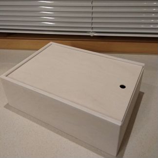 Деревянный короб с крышкой