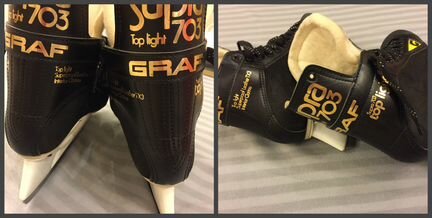 Коньки профессиональные graf и lange (bauer)