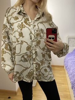 Блузка с цепями