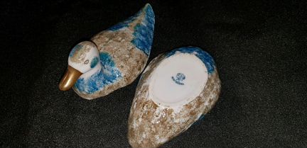Фарфоровая масленка завод М.С. Кузнецова