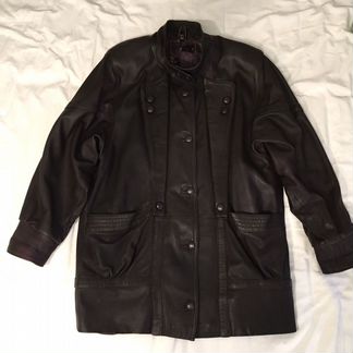 Кожаная куртка L