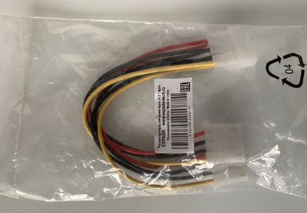 Molex подключение переход на 2 molex