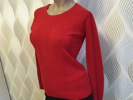 Итальянский джемпер 44 шерсть 40