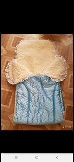 Конверт зимний на выписку