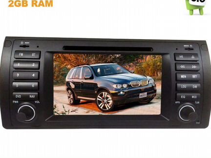 Штатная магнитола BMW X5 E53, 5-series E39 LeTrun